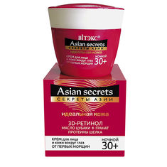 Косметика Вiтэкс Asian secrets 30+ Крем для лица и кожи вокруг глаз ночной 45мл купить оптом и в розницу