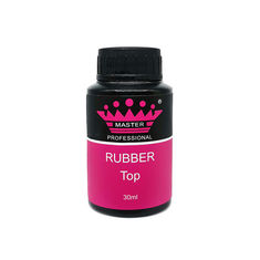 Гель лак Master Professional Rubber Top Coat NON Cleaner 30 мл. купить оптом и в розницу