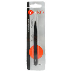 Косметологические инструменты Пинцет острый, прямые ручки YOKO Y SP 012 (черный) ИГЛА купить оптом и в розницу