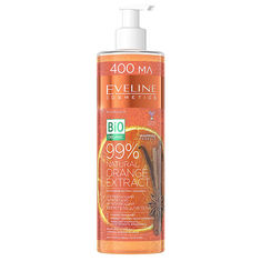 Косметика Eveline 99% Natural Согревающий питательно-укрепляющий крем-гель для тела 3в1 Orange Extract 400мл. купить оптом и в розницу