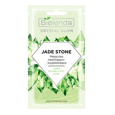 Косметика Bielenda Crystal Glow Jade Stone Маска для лица увлажняющая и укрепляющая 8мл купить оптом и в розницу